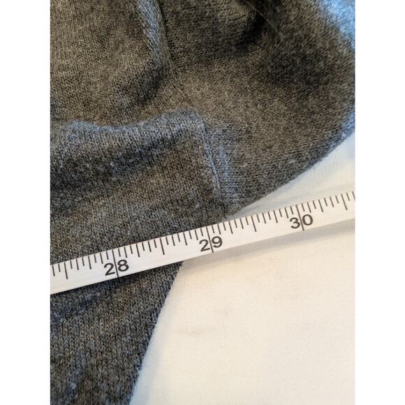 Go Couture Women’s Heart Graphic Long Sleeve Top Gray Oversized Size M - Picture 5 of 6